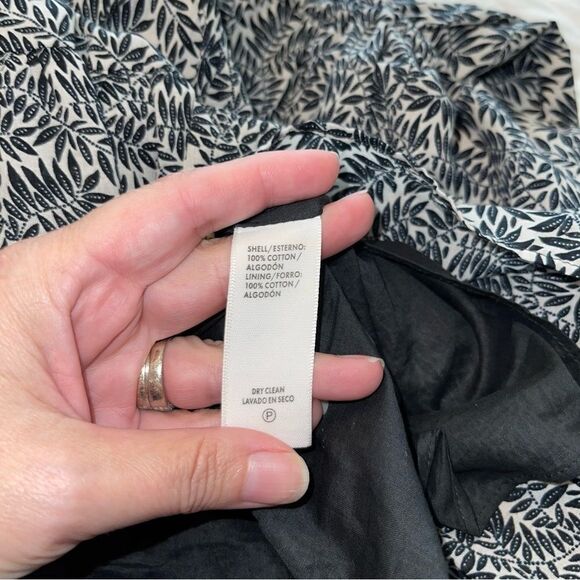 Rebecca Minkoff Ollie Botanical Print Dress Blue & White XS - Picture 4 of 4